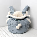 Cozy Winter Pet Carrier Backpack for Warm Outdoor Adventures