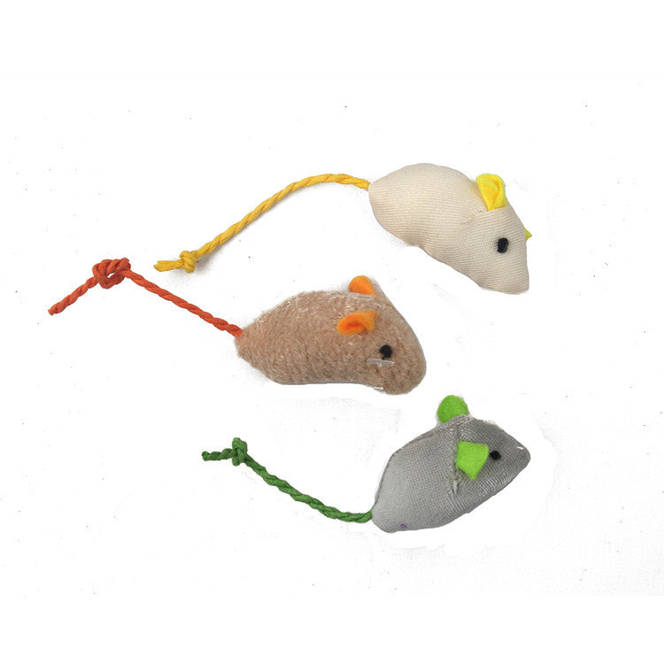 3-Pack Catnip Mouse Toys Your Cat Will Love