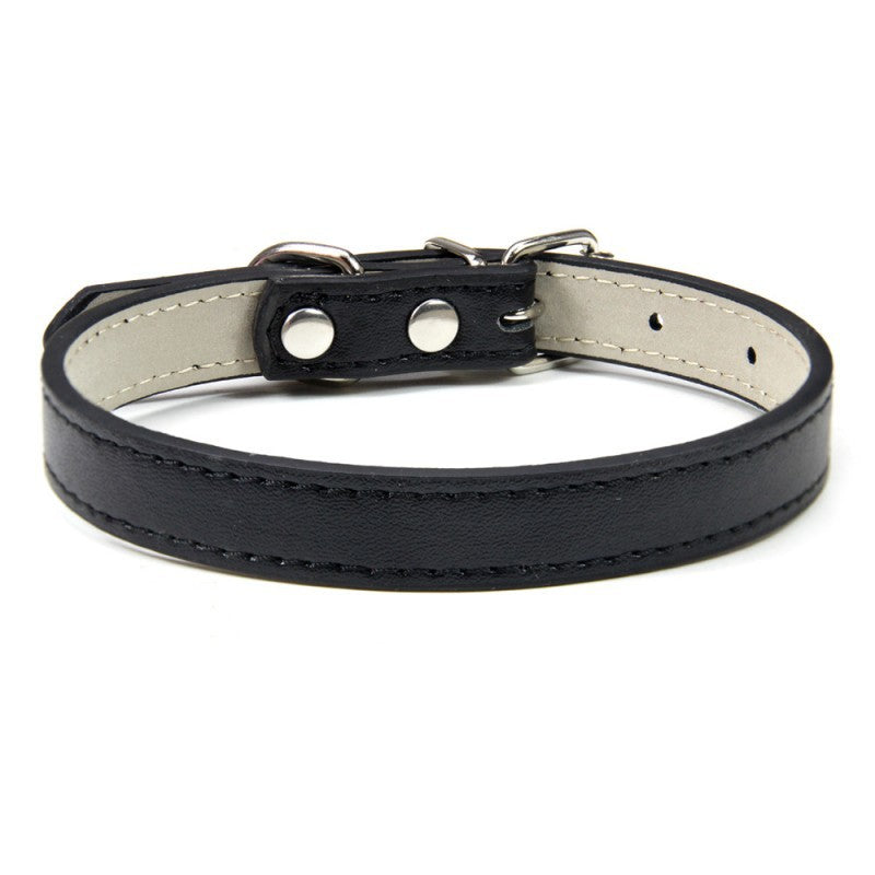 Premium Leather Collar for Confident Happy Pets