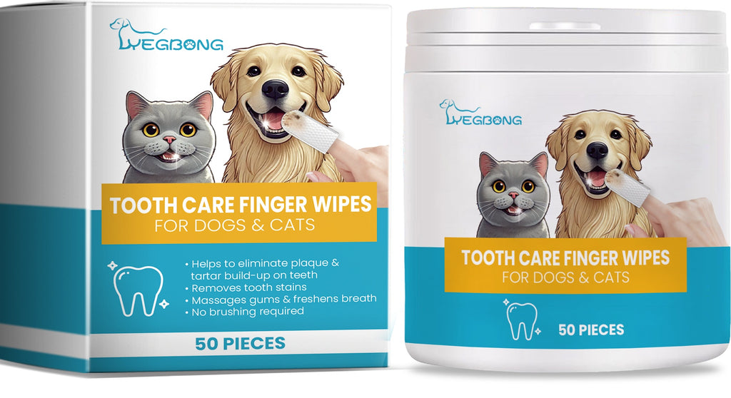 Quick Clean Teeth Care Finger Wipes for Pets