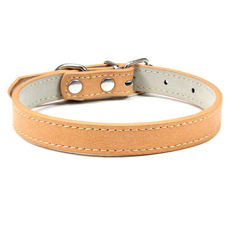 Premium Leather Collar for Confident Happy Pets