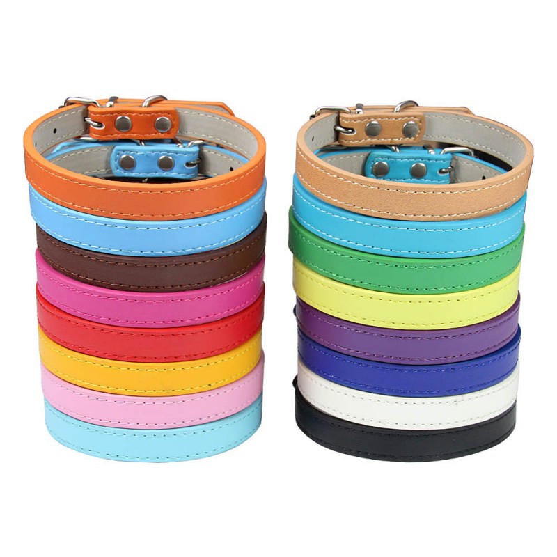 Premium Leather Collar for Confident Happy Pets