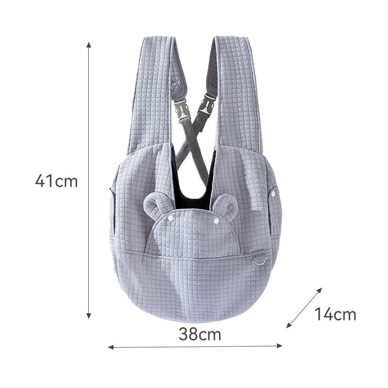 Cozy Pet Chest Backpack for Hands-Free Outdoor Adventures
