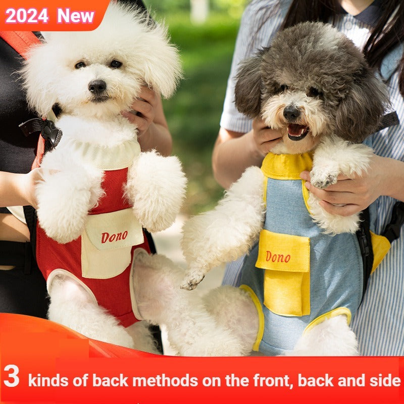 Cozy Pet Sling Carrier for Hands-Free Travel Comfort