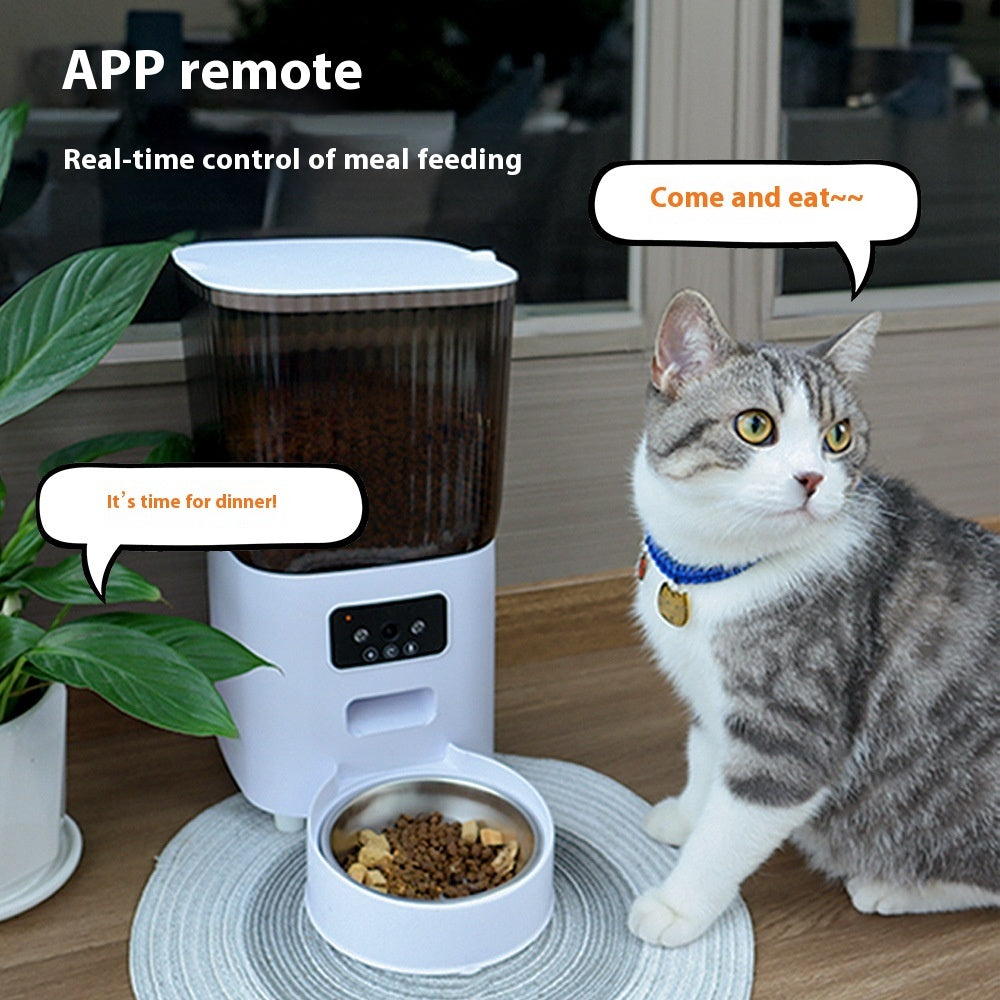 Smart 5L Automatic Pet Feeder for Stress-Free Feeding