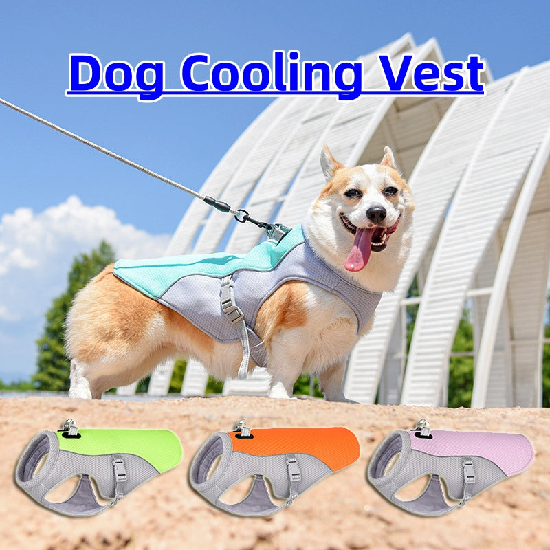 Heat-Resistant Dog Vest for Safe Summer Adventures