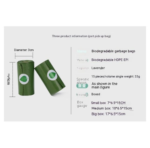 Eco-Friendly Pet Waste Bags with Easy Dispenser